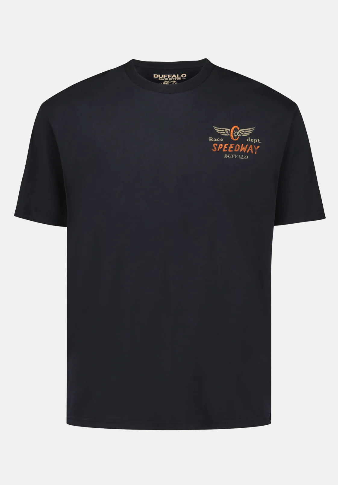 Thane Men's Speedway Print Graphic Tee, Black - BM24709 - Image 5