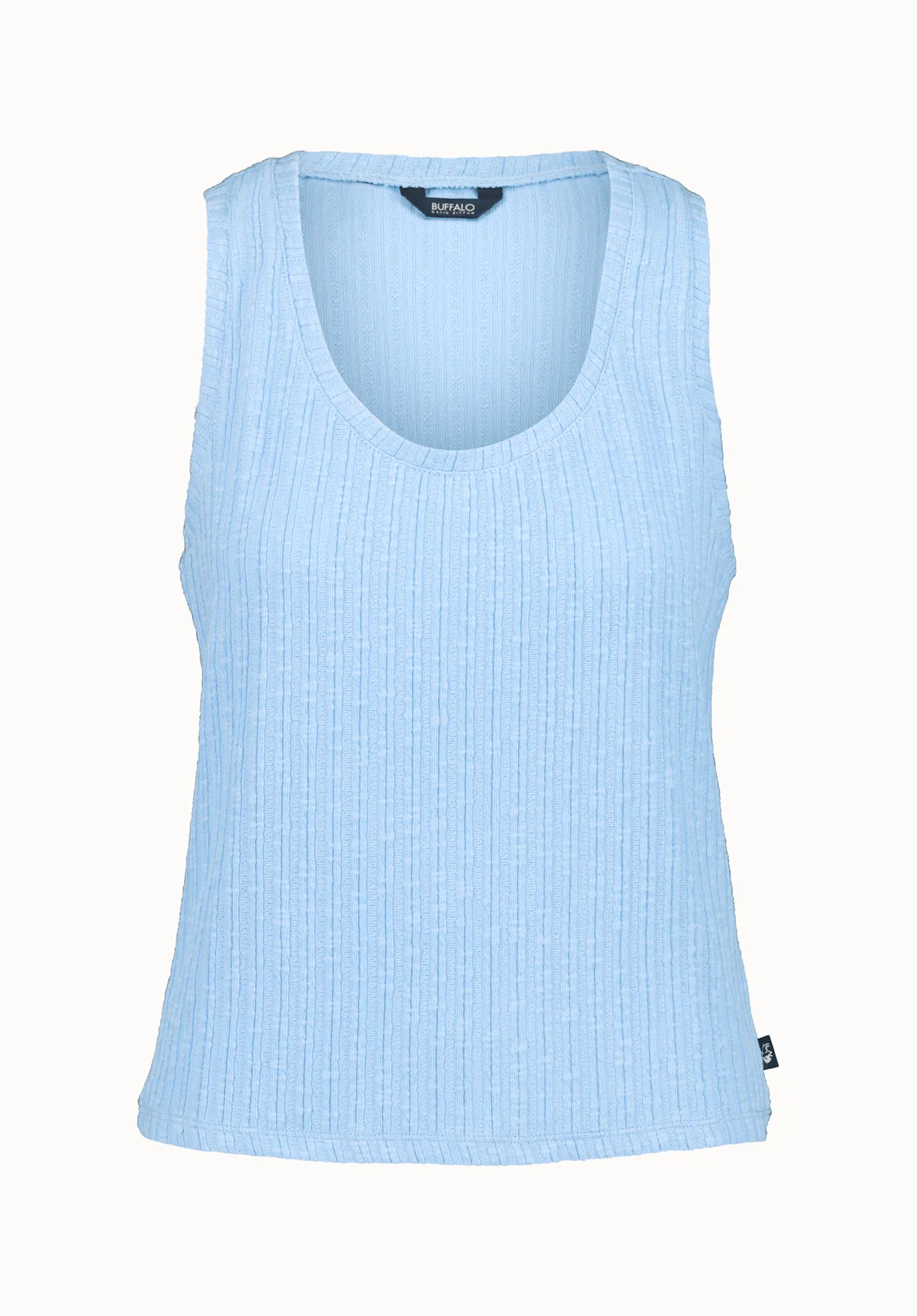 Thurryn Women's Rib Knit Tank Top, Placid Blue - KT0192P - Image 5