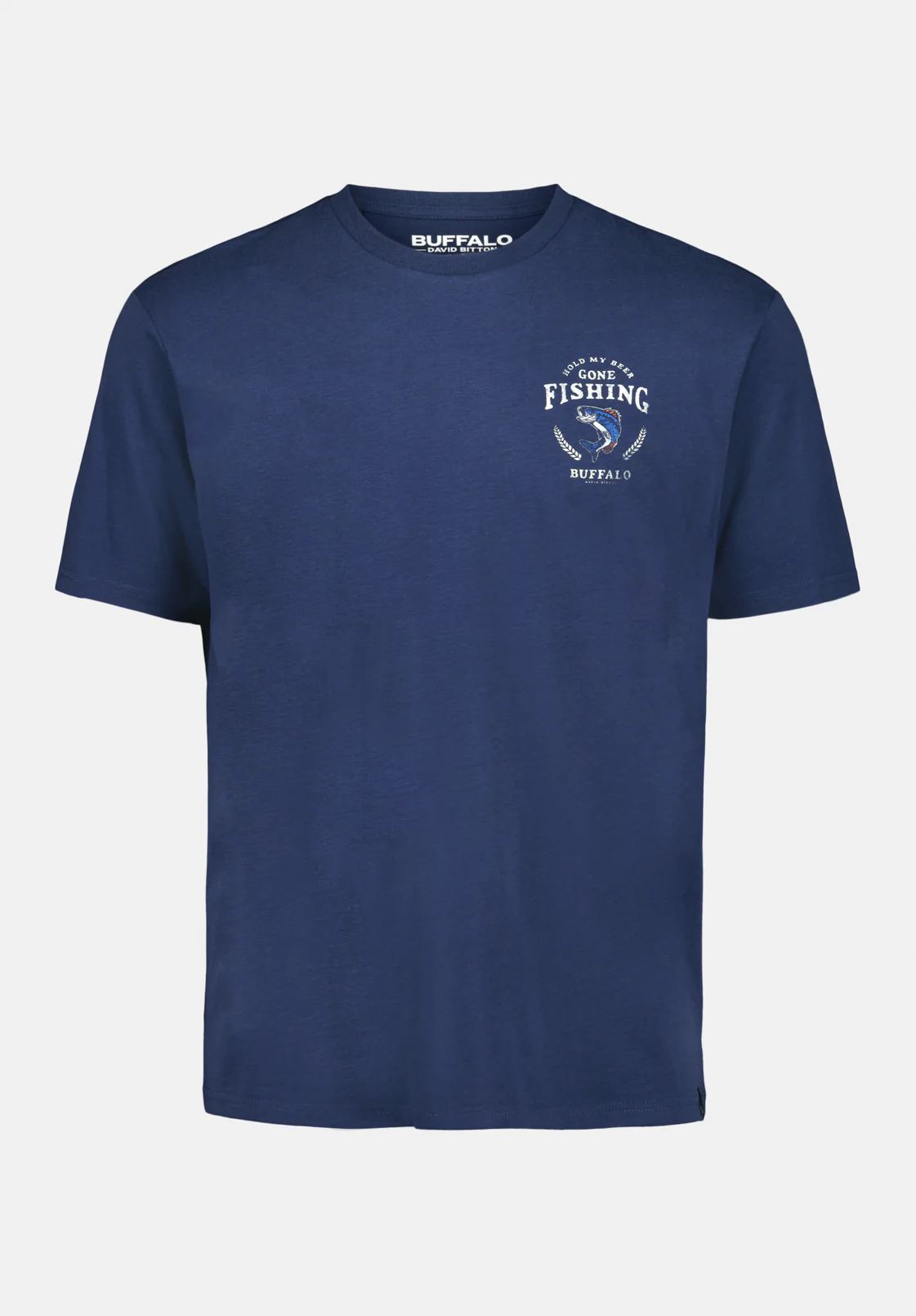 Tiernan Men's Beer And Fishing Print Graphic Tee, Whale - BM24706 - Image 4
