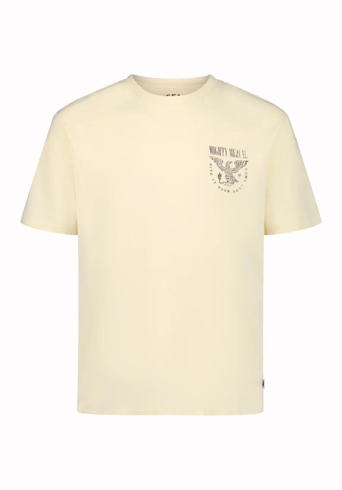Tirvo Men's Vintage Eagle Print Graphic Tee, Anise Flower - BM24838 - Image 5