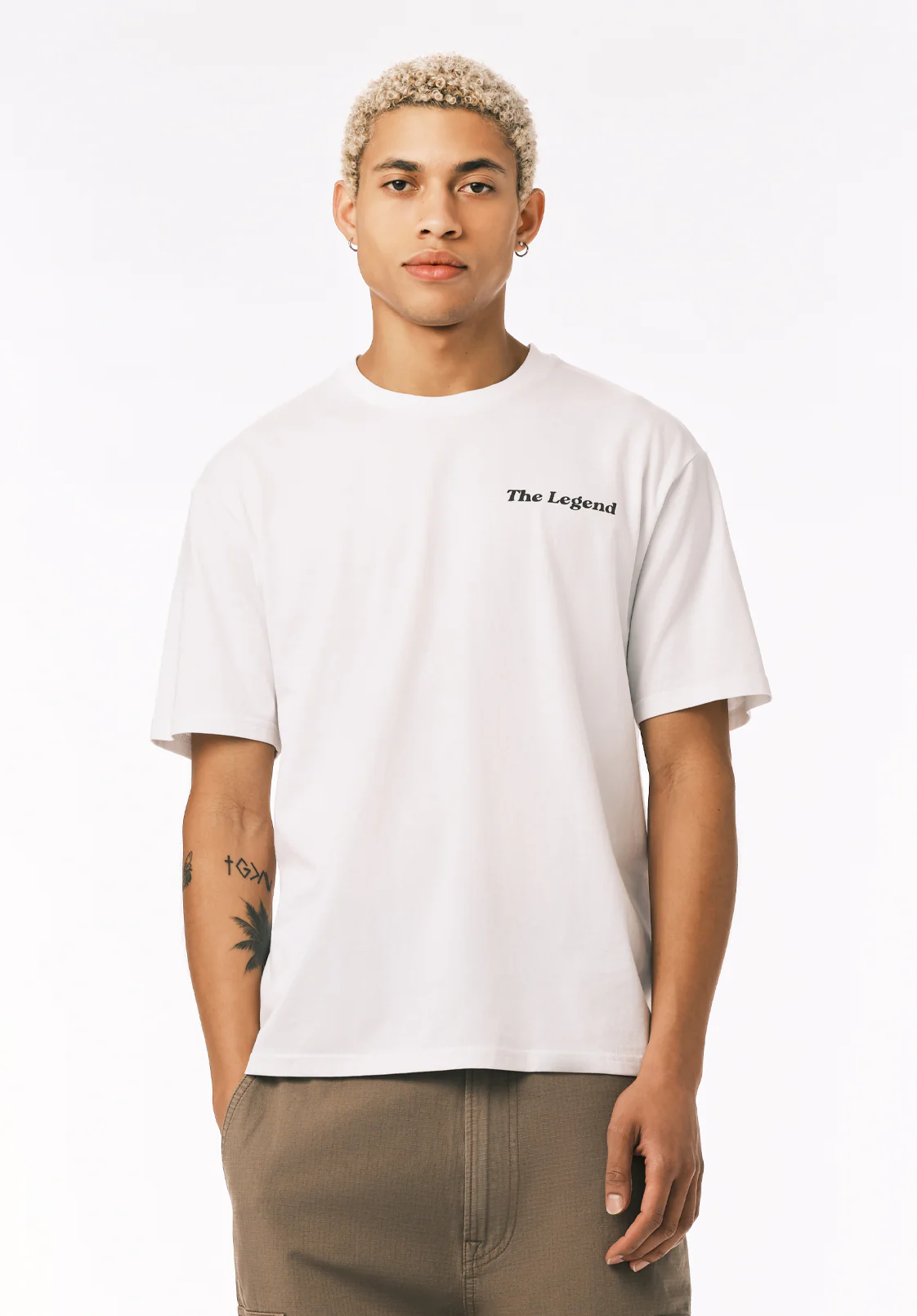 Tizak Men's Negroni Club Print Graphic Tee, White - BM24844 - Image 2