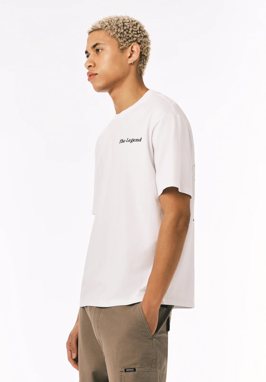 Tizak Men's Negroni Club Print Graphic Tee, White - BM24844 - Image 4