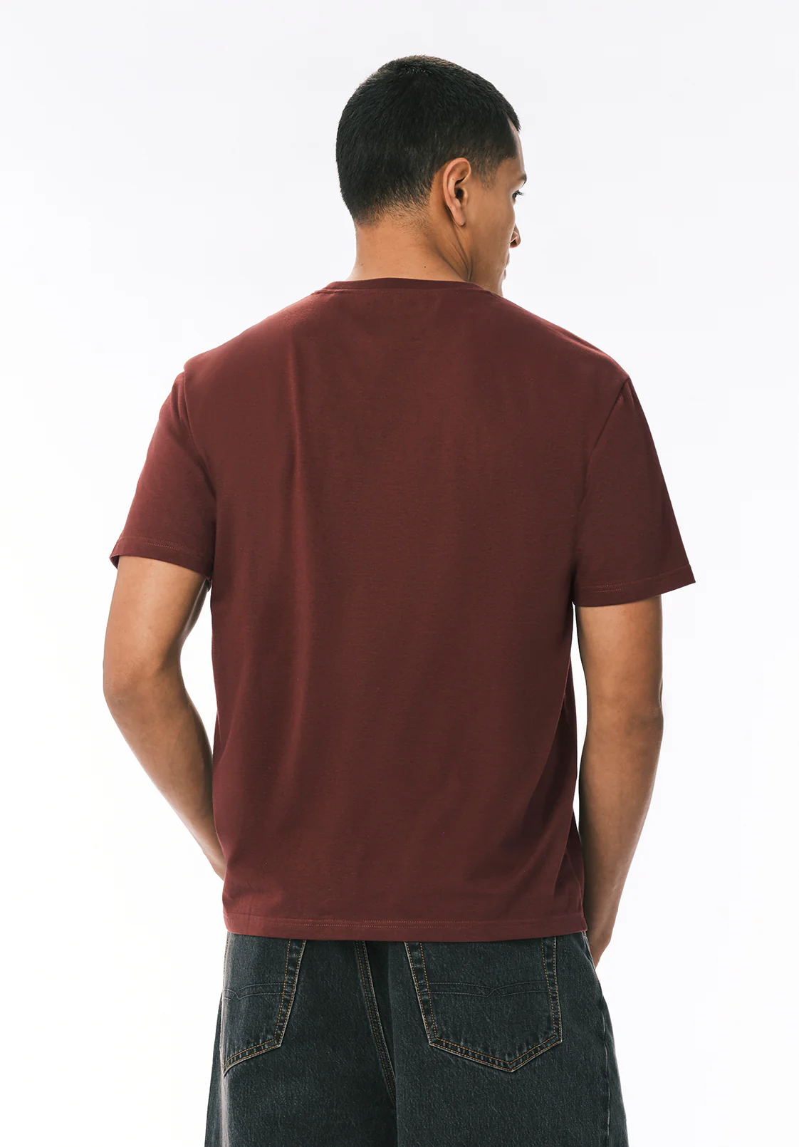 Turbaco Men's Buffalo Print Graphic Tee, Decadent Chocolate - BM24822 - Image 4