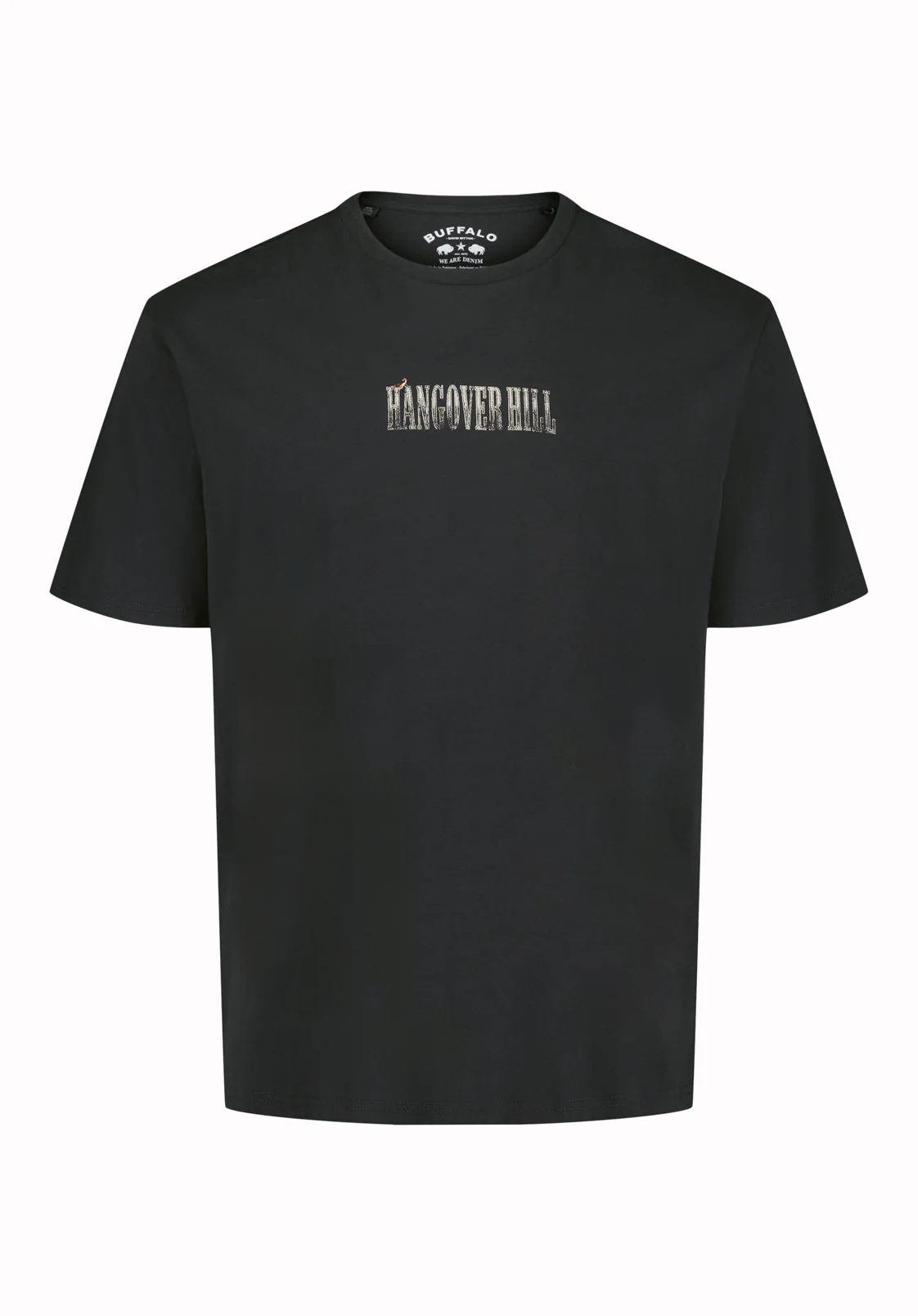Turen Men's Hangover Hill Trail Print Graphic Tee, Black - BM24839 - Image 5