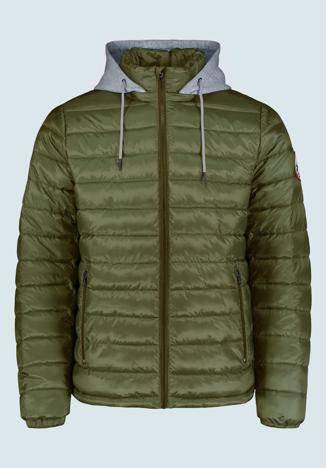 Vince Men's Quilted Zip-Up Jacket, Sphagnum - OBMFE003 - Image 3