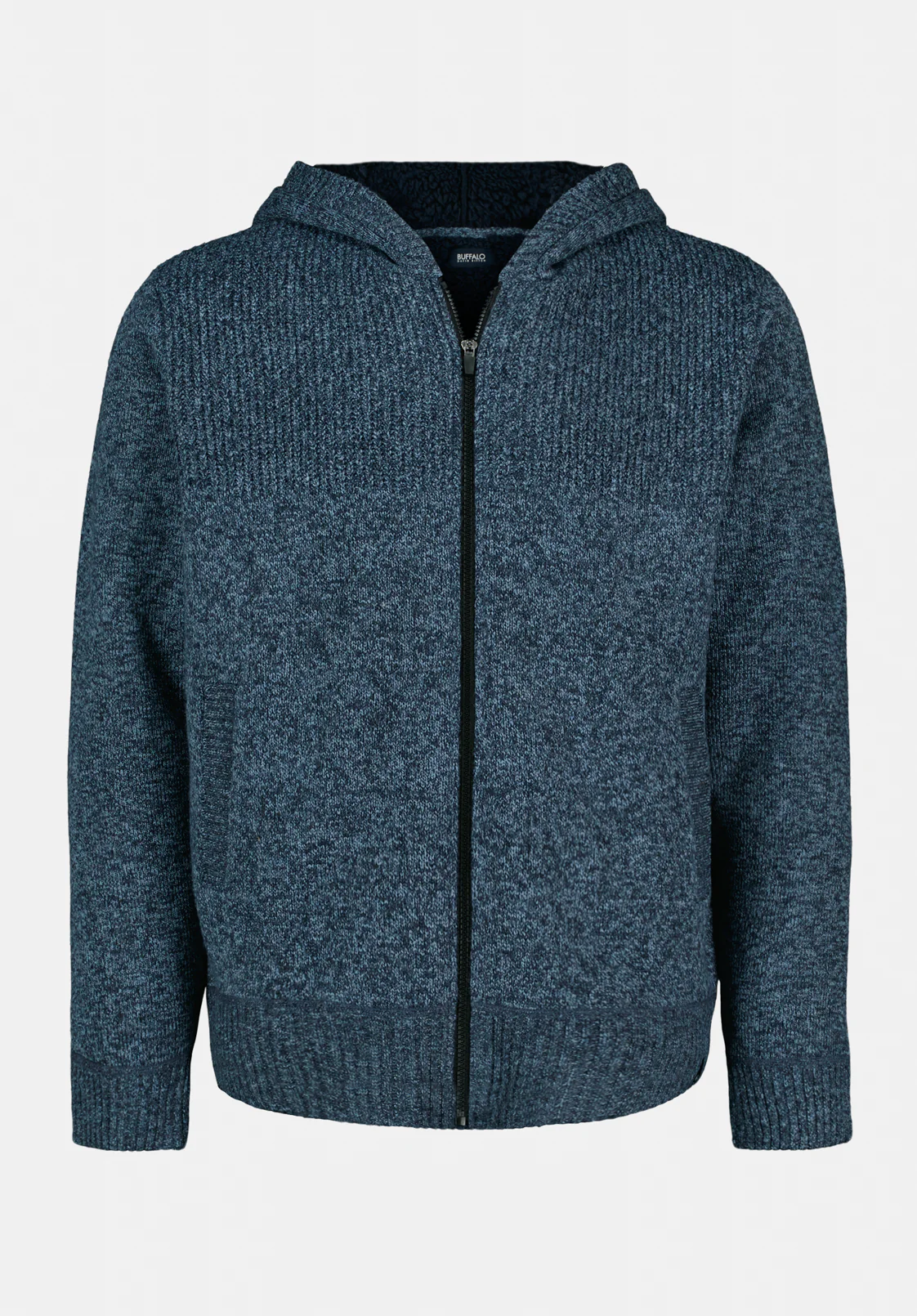 Walmick Men's Sherpa Lined Full-Zip Sweater Hoodie, Mirage - BM24739 - Image 5
