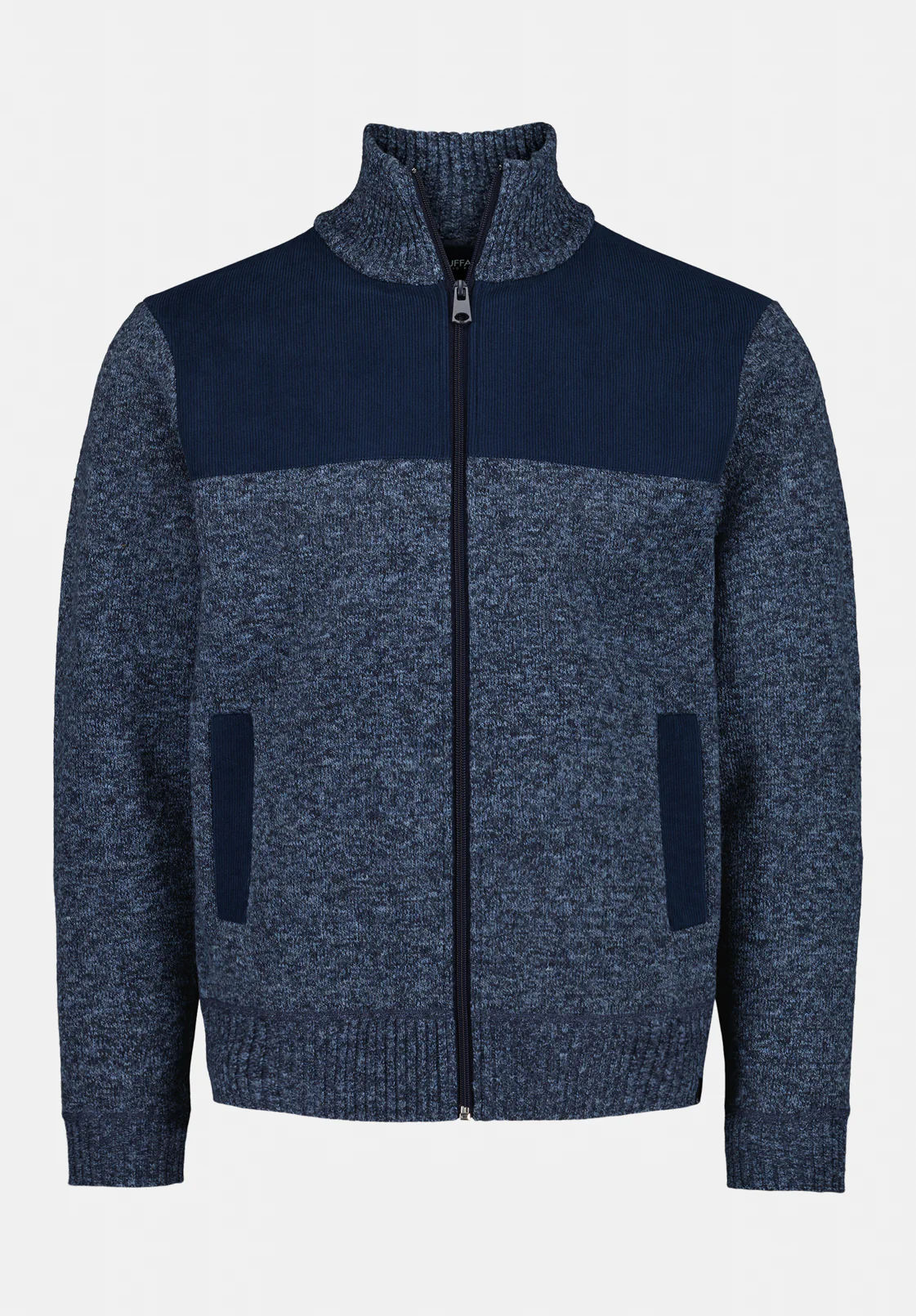Wando Men's Lined Full-Zip Sweater, Whale - BM24747 - Image 5