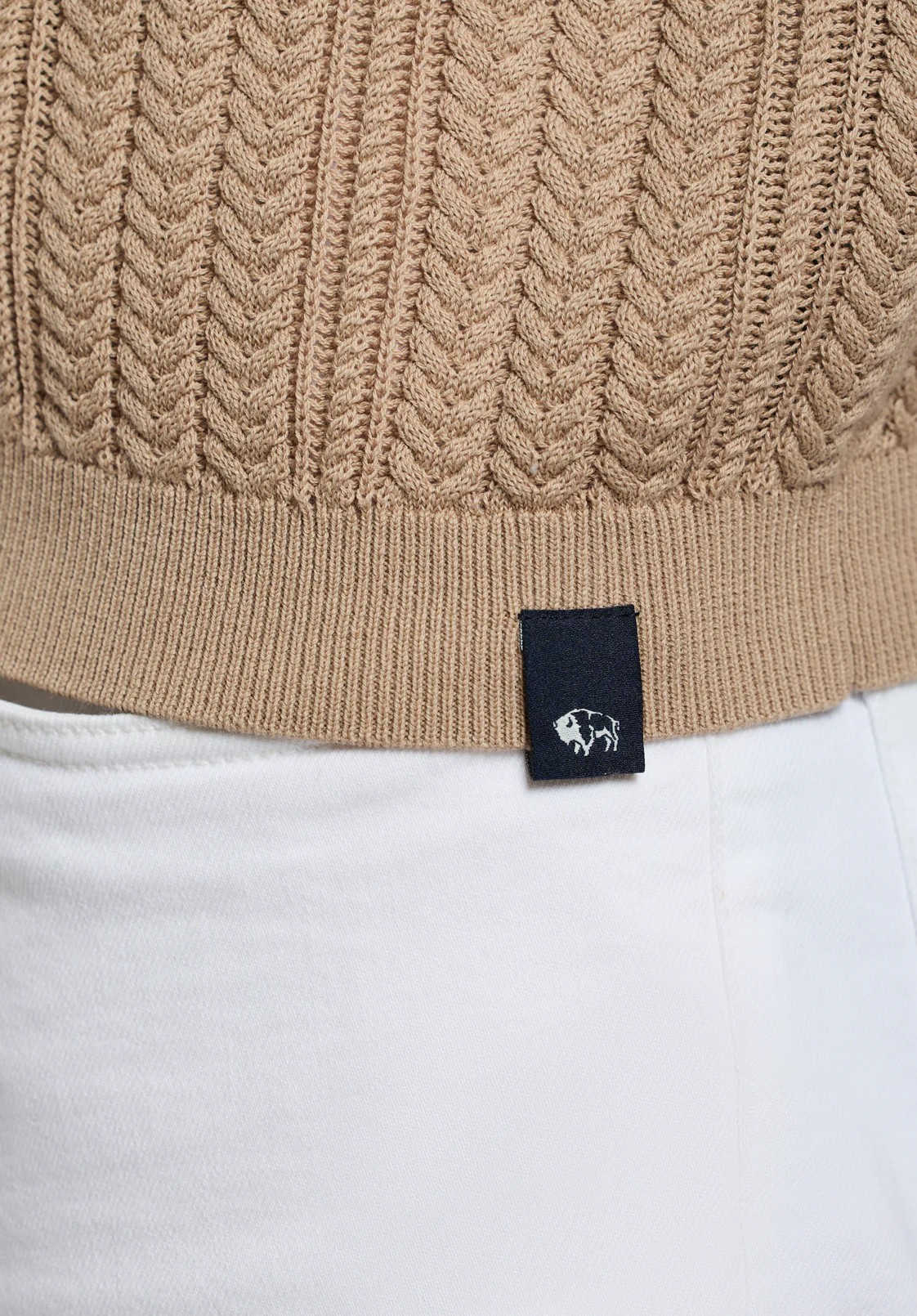 Wasko Men's Short Sleeve Sweater Shirt, Tuffet - BM24540 - Image 5