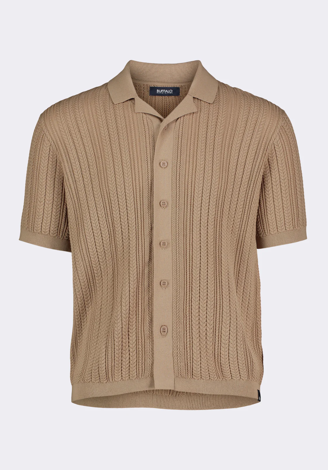 Wasko Men's Short Sleeve Sweater Shirt, Tuffet - BM24540 - Image 6