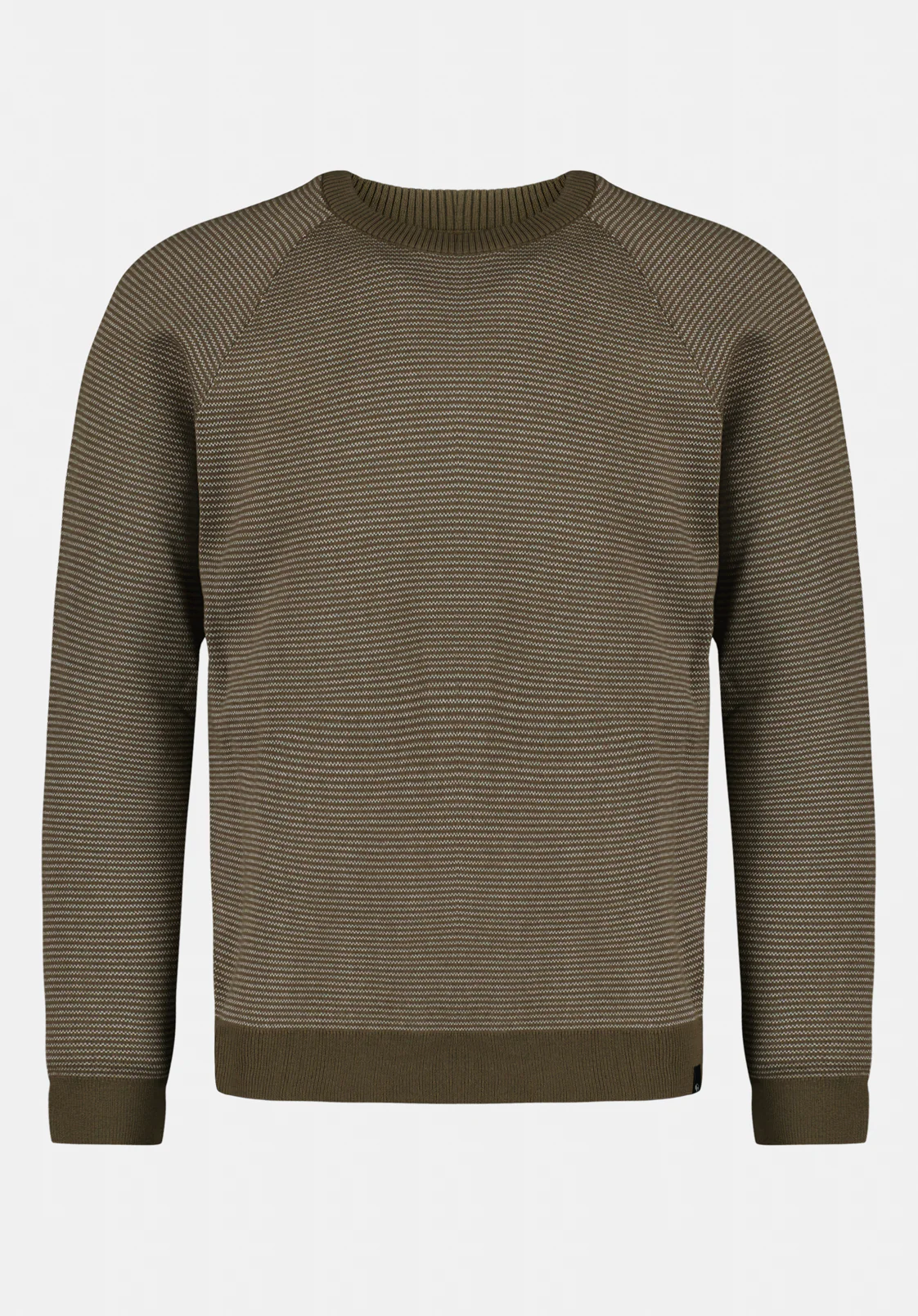 Watford Men's Textured Raglan Sweater, Fern - BM24684 - Image 5