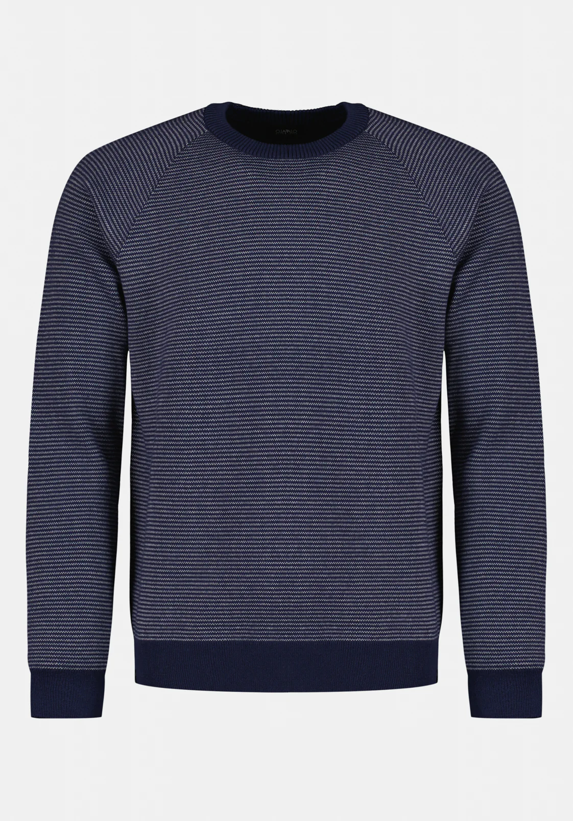 Watford Men's Textured Raglan Sweater, Whale - BM24684 - Image 5