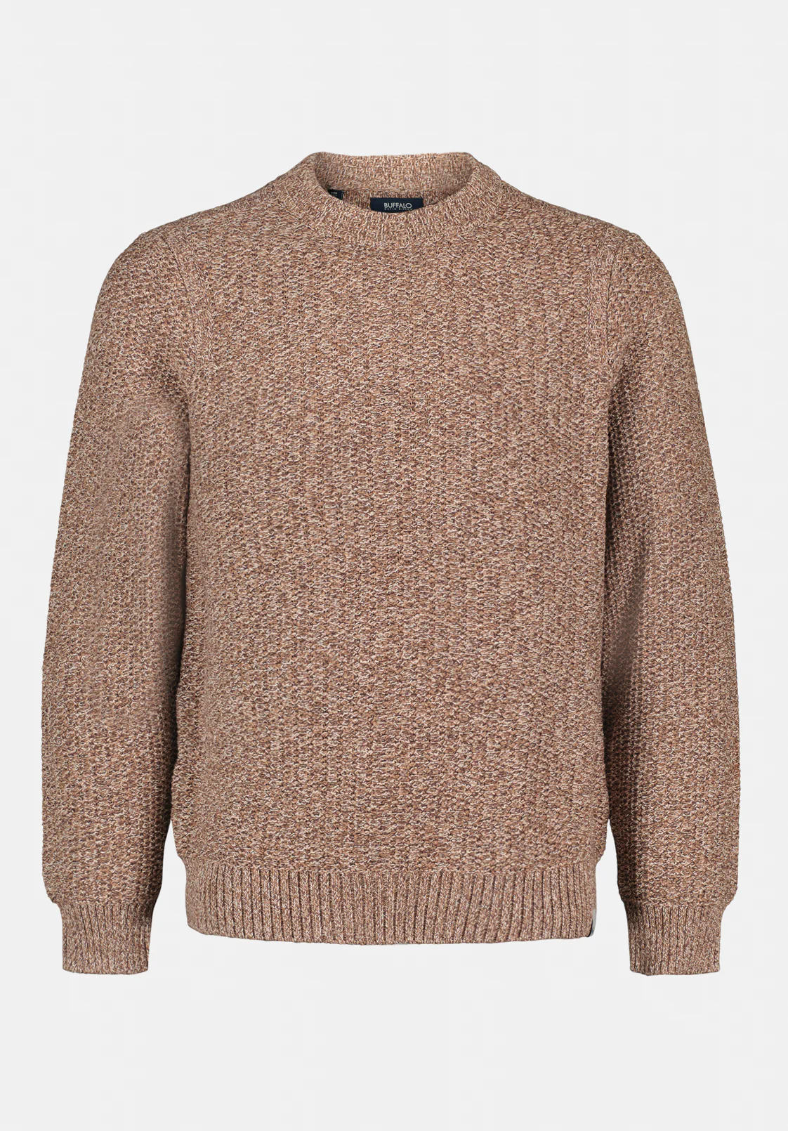 Waylon Men's Marled Sweater, Woodsmoke - BM24680 - Image 5